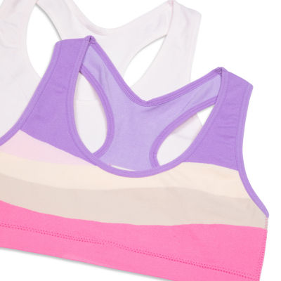 Maidenform Big Girls Seamless 2-pc. Sports Bra, Color: Blk Spacedye White -  JCPenney