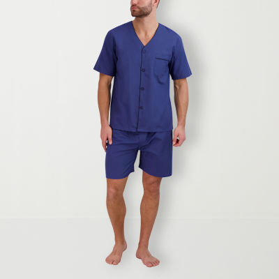 Mens short sleeve online pajama sets