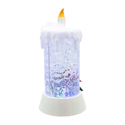 Kurt Adler 8.5in Battery-Operated Changing Led Cardinal Snow Globe