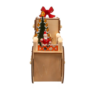 Kurt Adler Led Santa Sleigh Christmas Advent Calendar