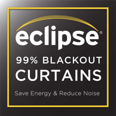 Eclipse Naya Energy Saving Blackout Rod Pocket Single Curtain Panel