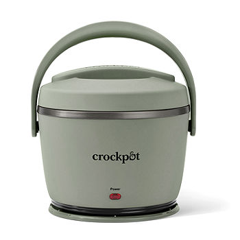 Crockpot Electric Lunch Box, Portable Food Warmer, 20 oz, Faded Blue (6.54  x 6.54 x 6.54) 
