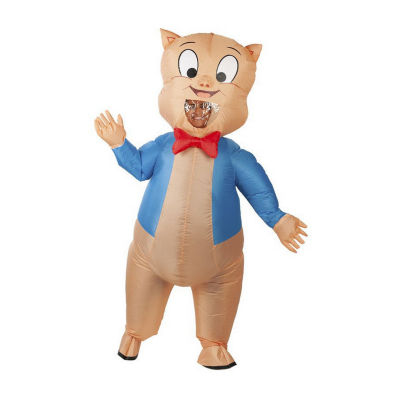 Unisex Adult Porky Pig Inflatable Looney Tunes 2-pc. Costume