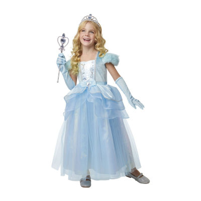 Girls Blue Princess Costume