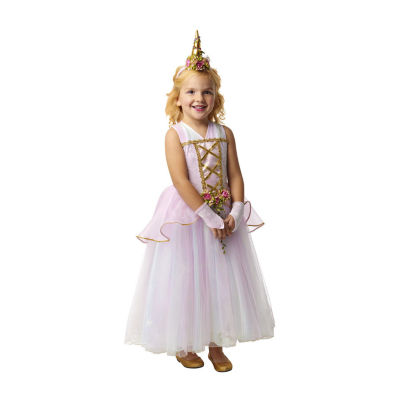 Little & Big  Girls Unicorn Princess 4-pc. Costume