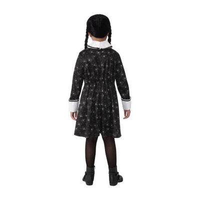 Little & Big  Girls The Addams Family Wednesday Costume