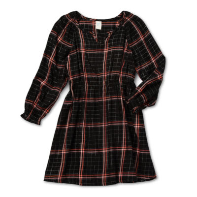 Thereabouts Little & Big Girls Long Sleeve A-Line Dress