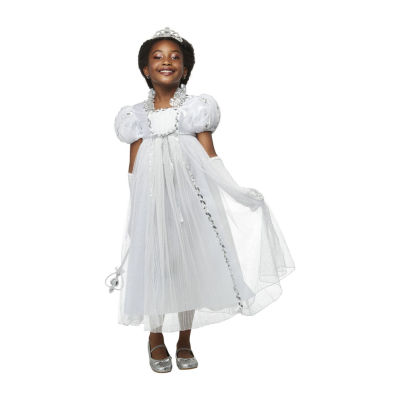 Girls White Princess Costume