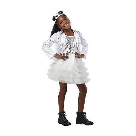 Little & Big Girls That Girl Lay Lay 3-pc. Costume, Small, White