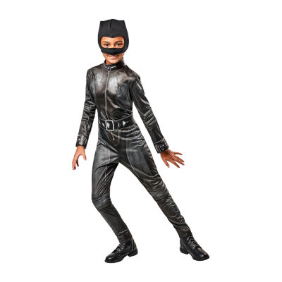 Girls Catwoman Deluxe Costume - Dc Comics