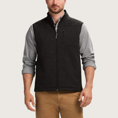 IZOD Mini Stripe Mens Fleece Vest