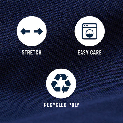 IZOD Performance Comfort Mens Long Sleeve Classic Fit Stretch Fabric Wrinkle Free Big and Tall Button-Down Shirt