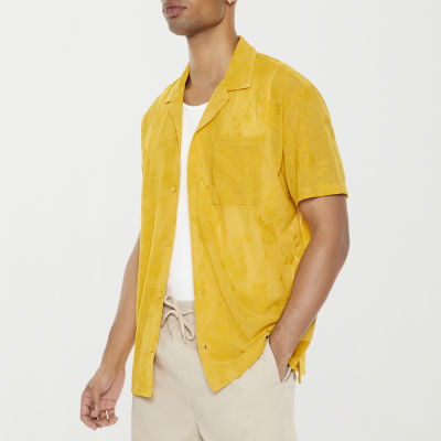 Forever 21 Mens Short Sleeve Button-Down Shirt