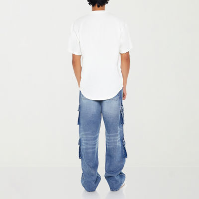 Forever 21 Mens Cargo Denim Pant