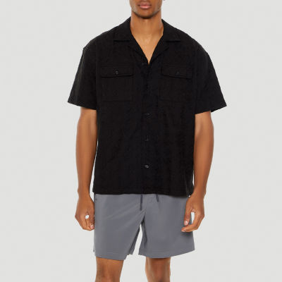 Forever 21 Mens Short Sleeve Button-Down Shirt