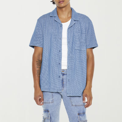 Forever 21 Mens Short Sleeve Button-Down Shirt