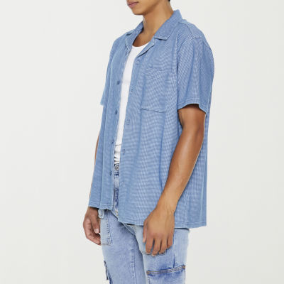 Forever 21 Mens Short Sleeve Button-Down Shirt