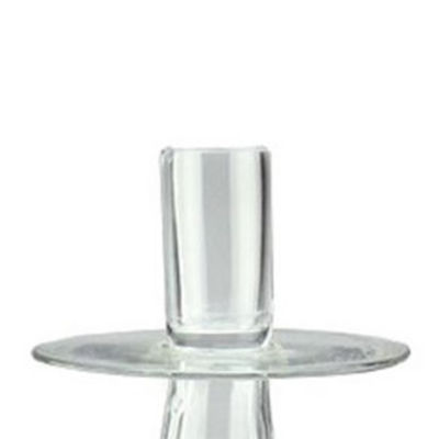 20'' Glass Swirled Taper Candle Holder