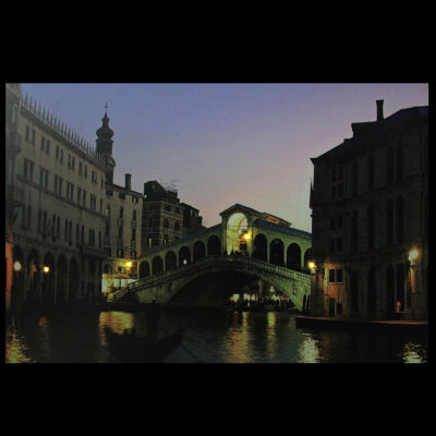 LED Lighted Venice  Italy Grand Canal Canvas Wall Art 15.75" x 23.5"