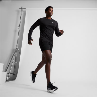 PUMA Mens Crew Neck Long Sleeve Active T-Shirt