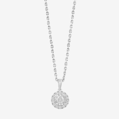 Effy Final Call (G / Si1-Si2) Womens 5/8 CT. T.W. Lab Grown White Diamond 2-pc. Pendant Necklace Set