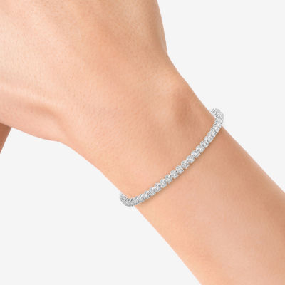 Effy Final Call (G / Si1-Si2) Womens 1 CT. T.W. Lab Grown White Diamond Sterling Silver 7 Inch Tennis Bracelet