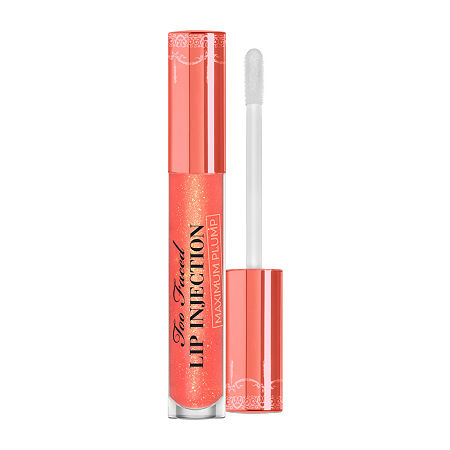 Too Faced Lip Injection Maximum Plump Extra Strength Lip Plumper Gloss, One Size, Orange