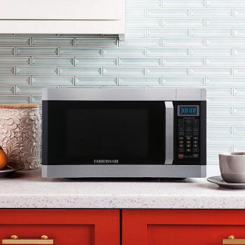 Faberware® Stainless Steel/Platinum 1100 Watt Microwave Oven With Smart  Sensor, 1.6 cu ft - Harris Teeter