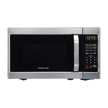 Farberware Classic 0.7 Microwave Oven, Brushed Stainless FMO07AHTBKJ,  Color: Stainless Steel - JCPenney