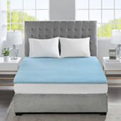 Home Expressions 5-zone standard foam mattress topper, Color