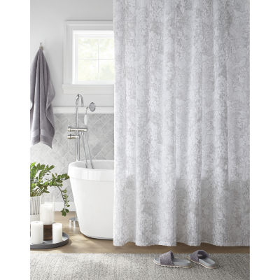 Linden Street Veranda Shower Curtain, Color Vapor Gray JCPenney