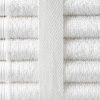 Home Expressions 6pc Washcloth Set - Bright White
