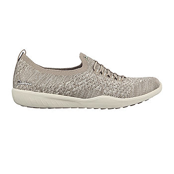 Skechers Womens Newbury St Get Seen Slip-On Shoe, Color: Taupe - JCPenney