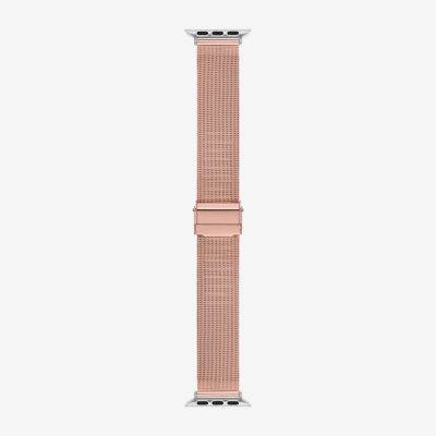 Apple Compatible Unisex Adult Rose Goldtone Watch Band Fmdjab017