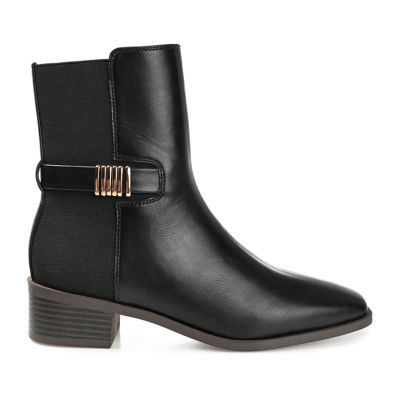 Journee Collection Womens Aubrie Stacked Heel Booties