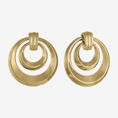 Liz Claiborne Round Drop Earrings