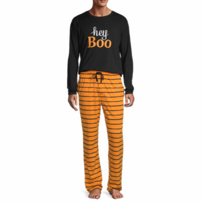 Hope & Wonder Hey Boo Mens Halloween 2-pc. Pant Pajama Set