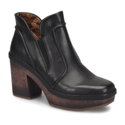 Korks Womens Robin Block Heel Booties