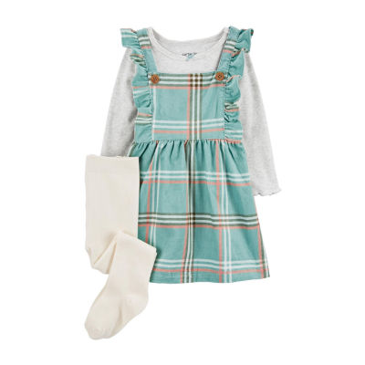 Carter's Baby Girls Sleeveless 3-pc. Dress Set