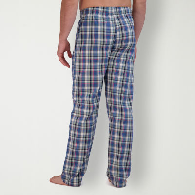 Flannel Hanes Sleep Pants Blue Jcpenney Mens Pajama Bottoms Hanes