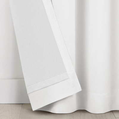 Under the Stars Kids Hayden Ruffle Energy Saving 100% Blackout Rod Pocket Back Tab Single Curtain Panel