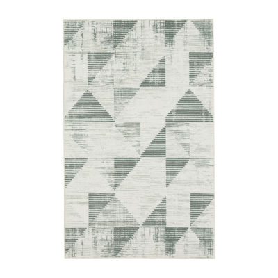 Mohawk Home Eroded Triangles Indoor Rectangular Area Rug