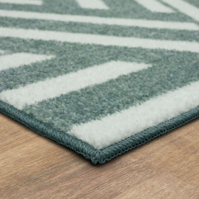 Mohawk Home Interlocked Indoor Rectangular Area Rug