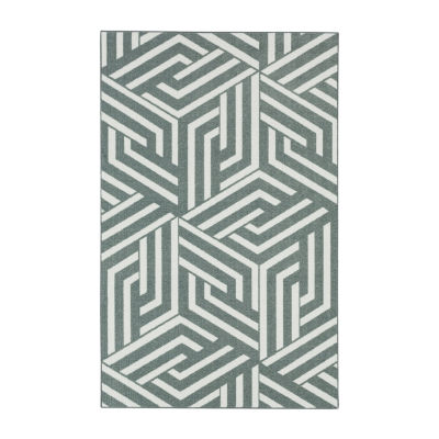 Mohawk Home Interlocked Indoor Rectangular Area Rug