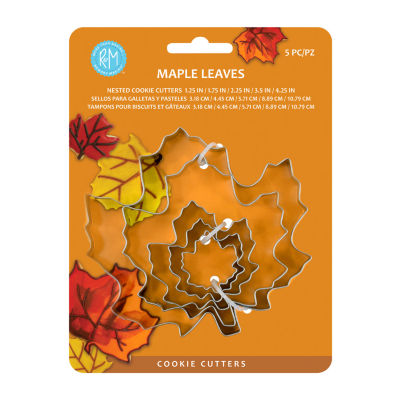 R&M International Llc Maple Leaves 5-pc. Cookie Cutters