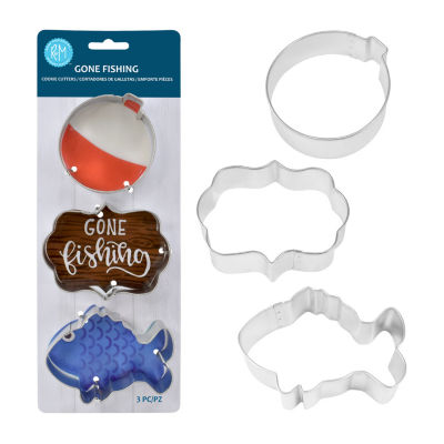 R&M International Llc Gone Fishing 3-pc. Cookie Cutters