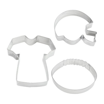 R&M International Llc Football 3-pc. Cookie Cutters