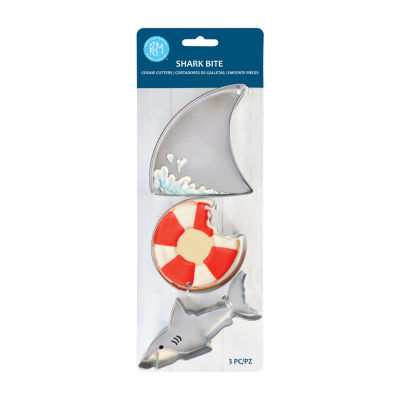 R&M International Llc Shark Bite 3-pc. Cookie Cutters