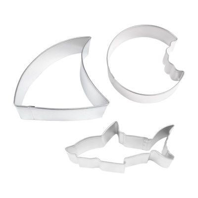 R&M International Llc Shark Bite 3-pc. Cookie Cutters