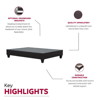 Primo Carter Upholstered Platform Bed Frame
